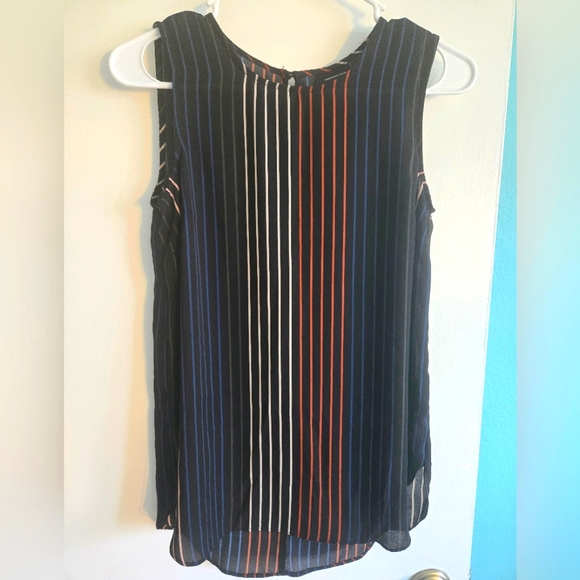 Who What Wear Multicolor Striped Blouse Size XS - Picture 1 of 4